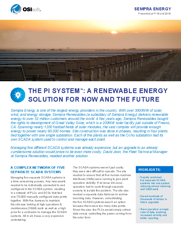 A Renewable Energy Solution for Now and the Future