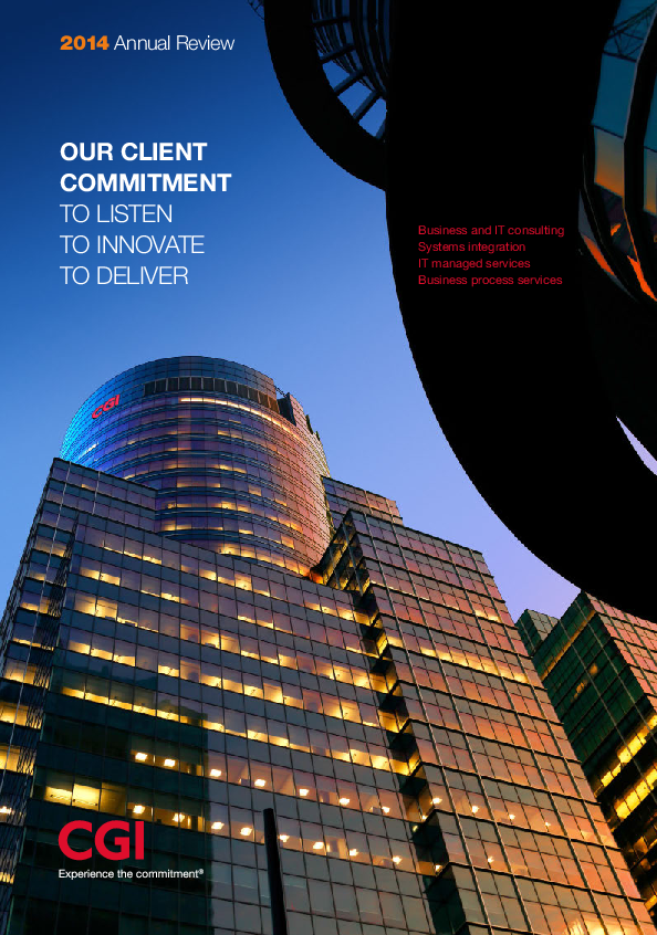 CGI – 2014 Annual Review