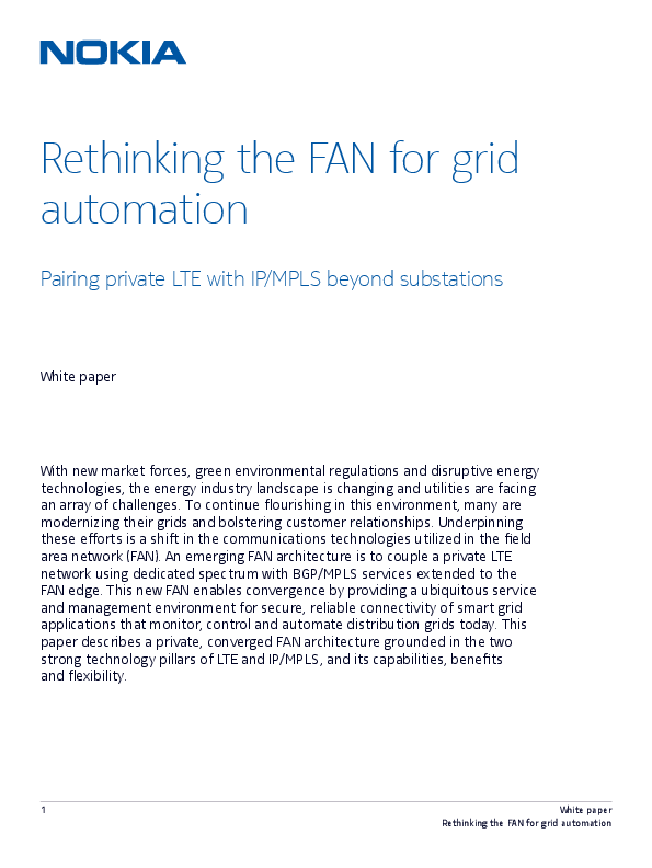 Rethinking the FAN for grid automation